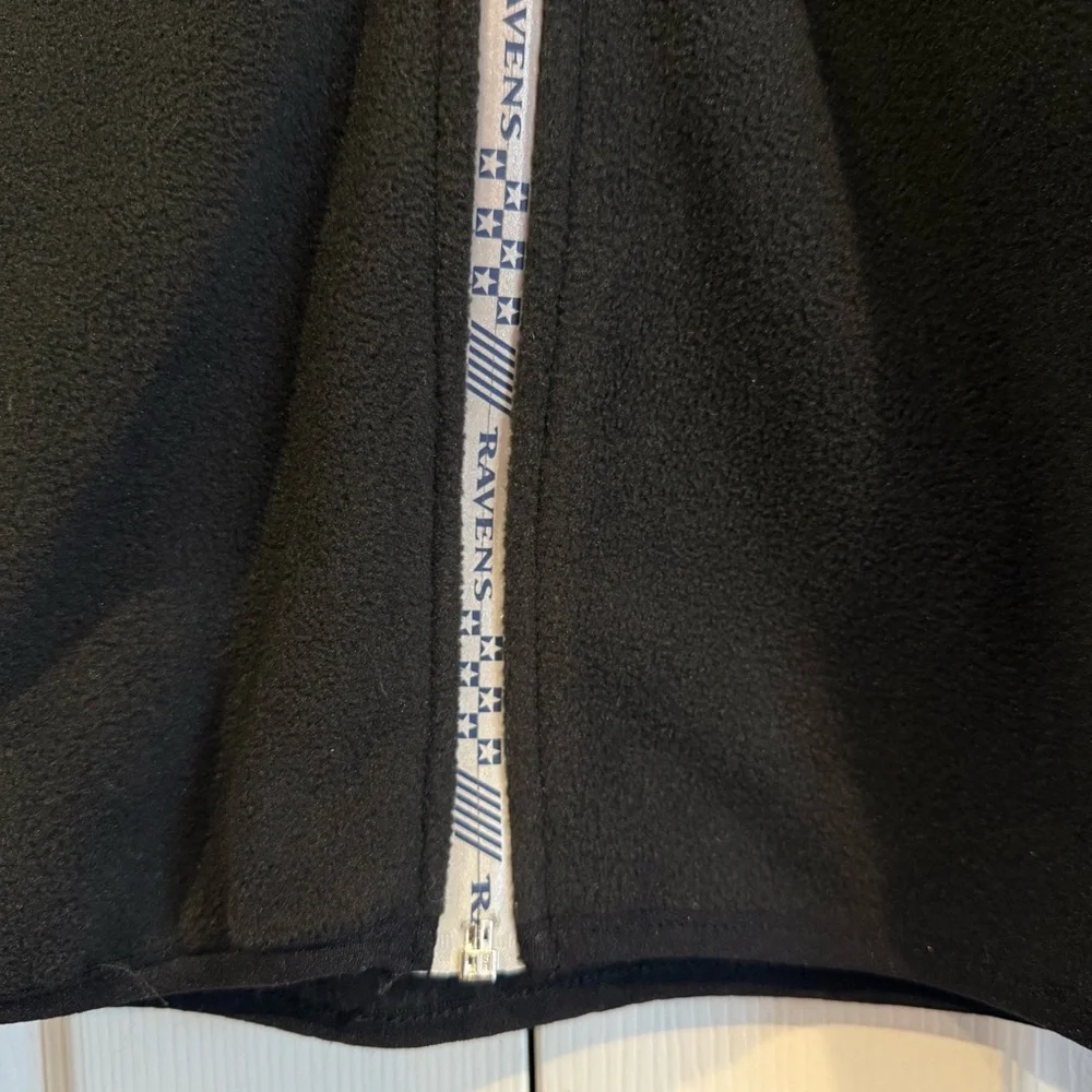 NFL Baltimore Ravens Fleece Vest Men's Medium Black New - Picture 4 of 9